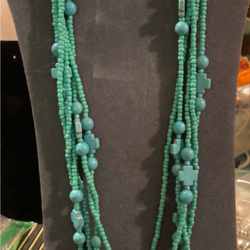 Turquoise Beaded Necklace